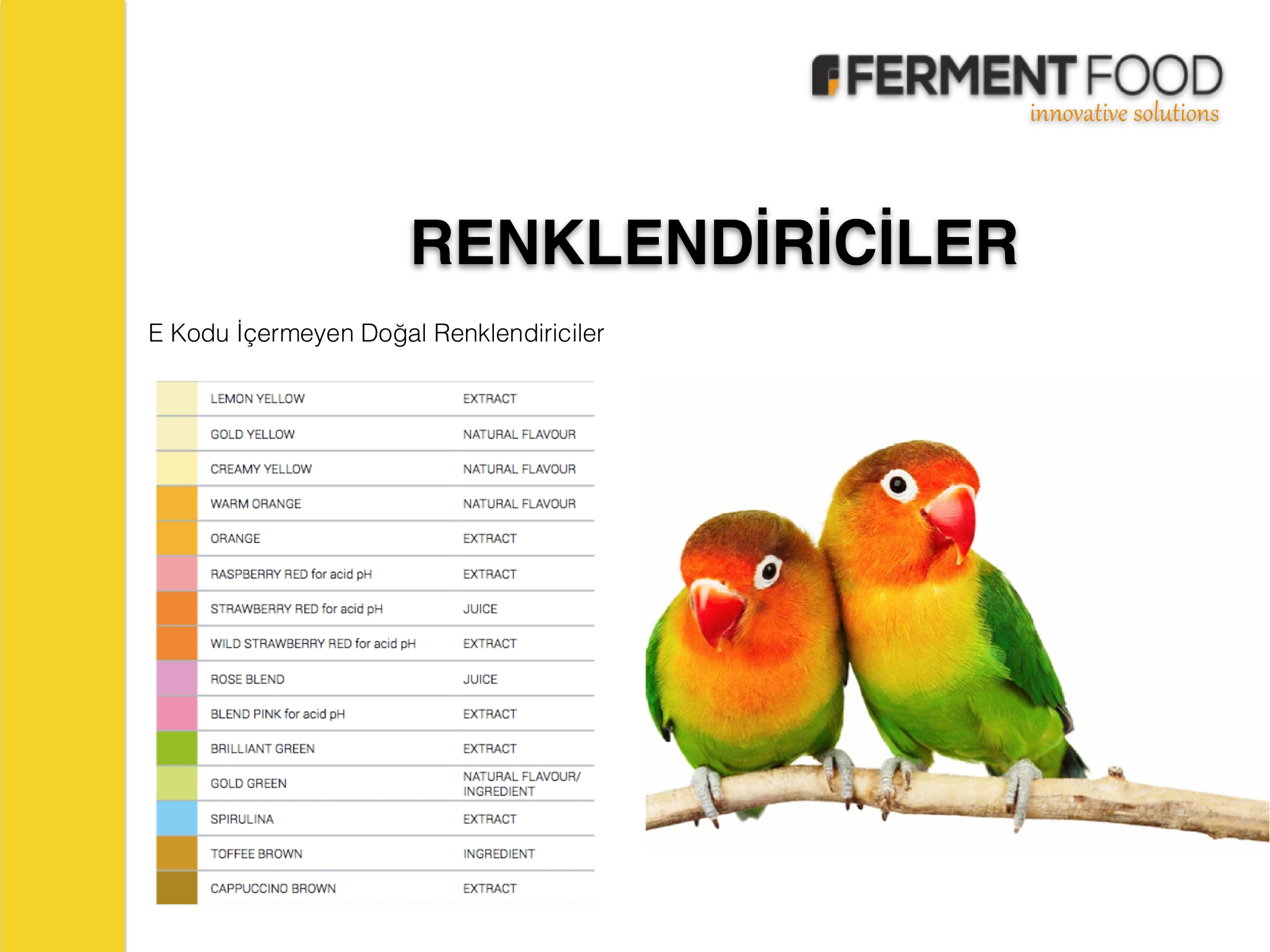 Renklendiriciler